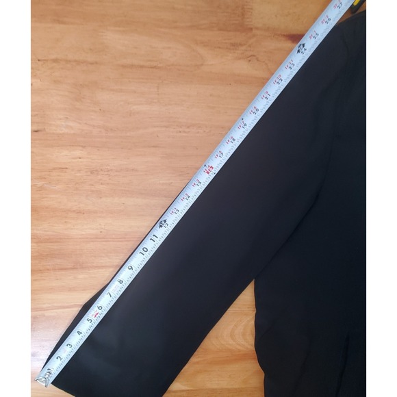 Ralph Lauren Black Rain Coat Topcoat Overcoat Removable Wool Liner Men's XL - Picture 12 of 14